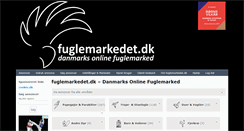 Desktop Screenshot of fuglemarkedet.dk